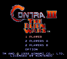 Contra III - The Alien Wars.png - игры формата nes